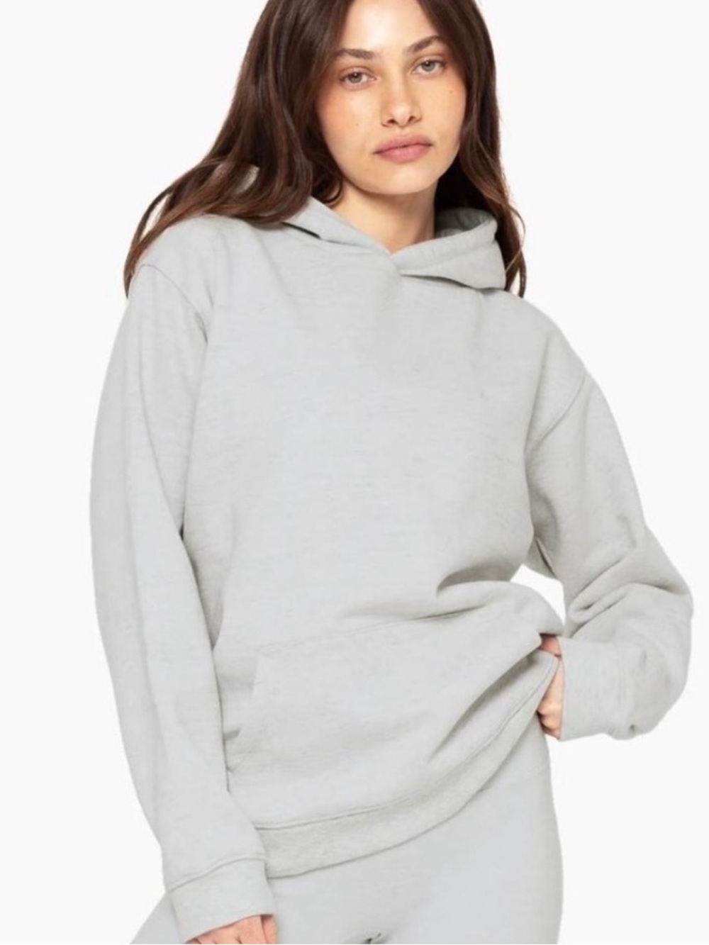 SET Active Light Gray Pullover Hoodie